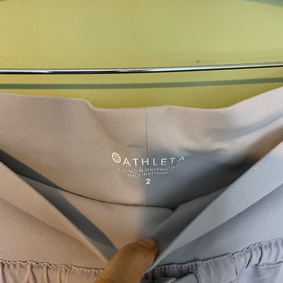 Athleta Light Purple Jogger Pants - Picture 3 of 4